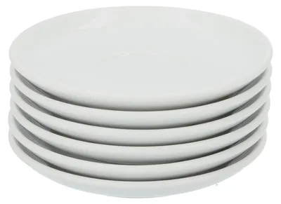 Produktbild von 6x Quakwa Tafelstern Kaffee Teller Untertassen Für Espressotassen