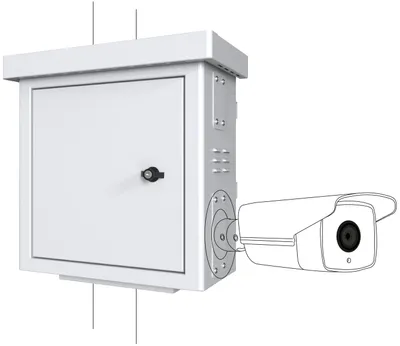 Produktbild von Lanview RCCTV001, 0U, 50 kg, Sperrschloss, 25 kg, Weiß