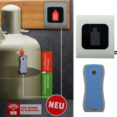 Produktbild von Gasflaschen Inhaltsanzeige Gaslevel® GL3001 inkl. Fernanzeige