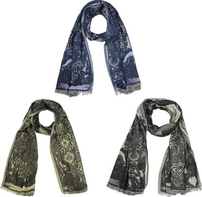 Produktbild von Sunsa Damen Schal/Herren Tuch Winter Halstuch Herrenschal XXL Tücher Geschenkideen Frauen/Männer 3er Set Pashmina Schultertuch Winterschal