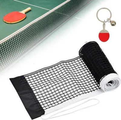 Produktbild von Famanu Tischtennisnetz Verstellbar und Tragbar - Für Innen und Außen