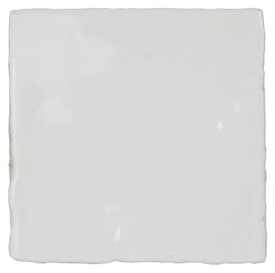Produktbild von Vitri Glasierte Terrakotta Fliese Weiß 10x10 cm für Innen- & Außenbereich