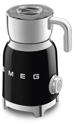 Image de Emulsionneur de lait 500w 0.6l noir - Smeg - MFF11BLEU - années 50
