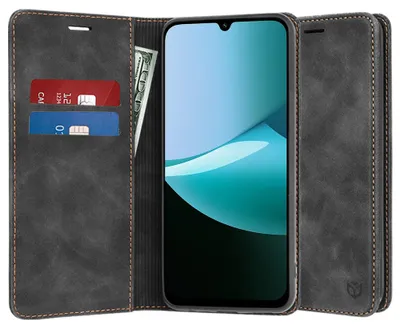 Produktbild von Techsuit - Confy Cover Klapphülle für Xiaomi Redmi 15C 4G / Redmi 15C 5G - schwarz