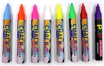 Obrázok produktu pre Jumada's – tenké kriedové fixky – 3 mm – fixky na okná – kriedové fixky 0,3 cm