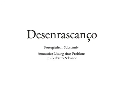 Produktbild von Wortschatz-Postkarte "Desenrascanco"
