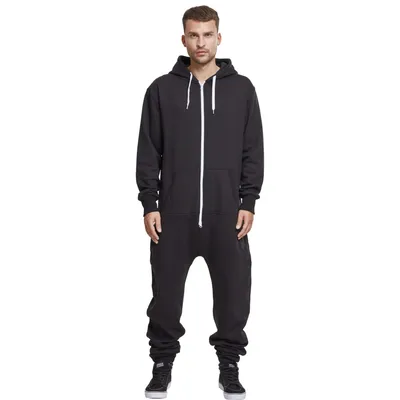Obrázek produktu pro Urban Classics Sweat Jumpsuit blk/wht - 3XL/4XL