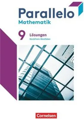 Produktbild von Parallelo 9. Schuljahr. Nordrhein-Westfalen - Lösungen zum Schülerbuch