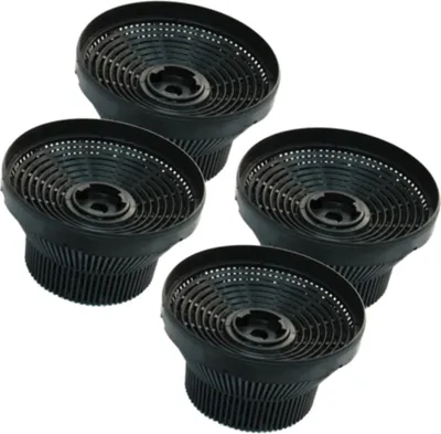 Produktbild von Super Sparset 4 Stück Ersatzfilter Aktivkohle zu Modell C3C - 61801251, 531371 passend für Teka Küppersbusch Gorenje Smeg - Dunstabzugshauben