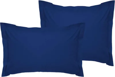 Produktbild von L'Essentiel Linge de Maison, De Dark Blue, Doppel-Bettbezug-Set, Dunkelblau, 100 % Baumwollsatin, 80 x 80 cm