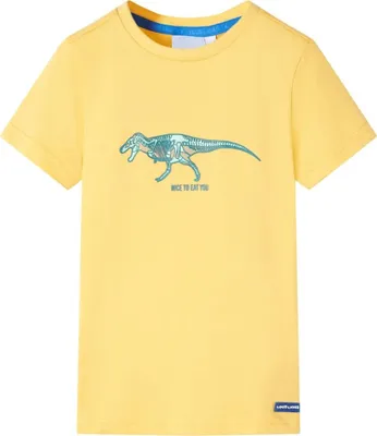 Produktbild von Kinder-T-Shirt Helles Ocker 104