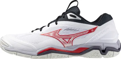 Produktbild von Mizuno WAVE STEALTH 6(U) White/Salsa/Black 11