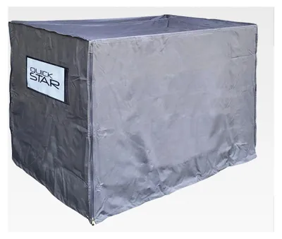 Produktbild von Gitterbox Abdeckung 125x85x87cm Grau