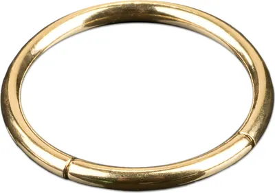 Produktbild von viva-adorno 1,2x10mm Segmentring Piercing Ring Chirurgenstahl in verschiedenen Farben und Größen Z228,Gold