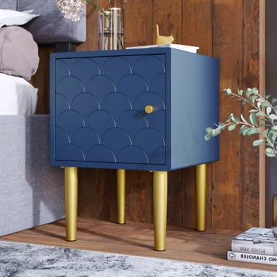 Produktbild von Nachttisch,Nachtschrank Beistelltisch,Sofatisch passend zu jedem Bett & Schlafzimmer - H50/B35/T35 cm