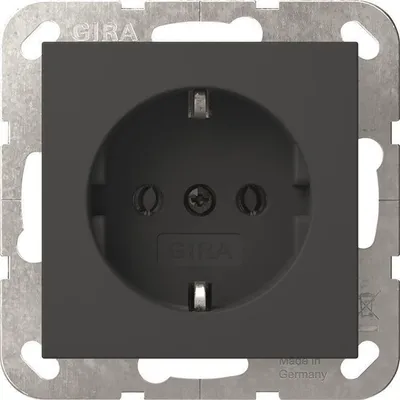 Produktbild von Gira SCHUKO, System 55, Anthrazit, 1 Stk.