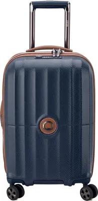 Image de DELSEY PARIS trolley Carrousel Expandable 4 Double Rolls Cabine Trolley 55 Marine Blue bleu
