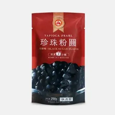 A product shot of a bag of tapioca pearls.