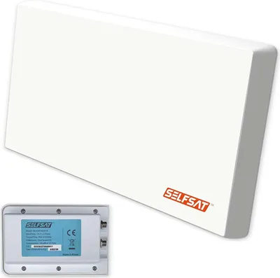 Produktbild von SELFSAT SAT-Flachantenne H22D2+, mit Twin LNB