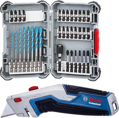 Produktbild von Bosch 35-tlg. Bit-Set inkl. Universalmesser-Set