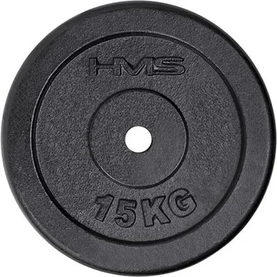 Obrázek produktu pro Černý litinový kotouč HMS 15 kg