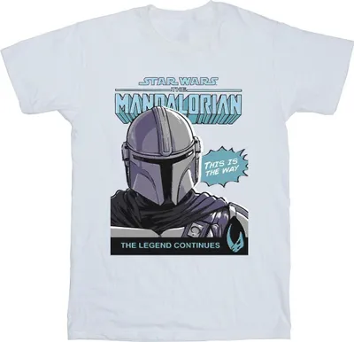 Produktbild von Star Wars The Mandalorian - T-Shirt für Herren BI47255 (XL) (Weiß)