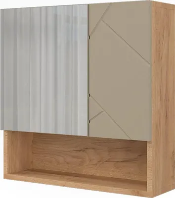 Produktbild von Badspiegelschrank Vicco Irma Beige 54 x 55 cm, Model 58297