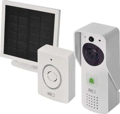 GoSmart Domovní bezdrátový bateriový videozvonek IP-09D s WiFi a solárním panelem