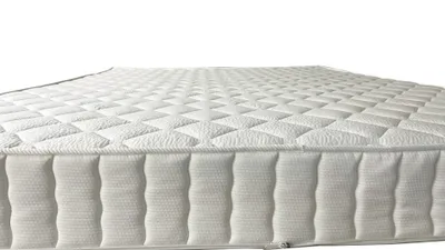 Image de Matelas à ressorts ensachés Lyocell LUX, Matelas ensaché latex-coco 180 x 200 x 36 cm, housse incluse dans la couleur : Lyocell, H3 moyennement ferme