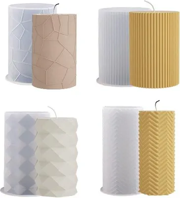 Image de Kit de cire à bougie pour adultes, 4 pièces, à faire soi-même