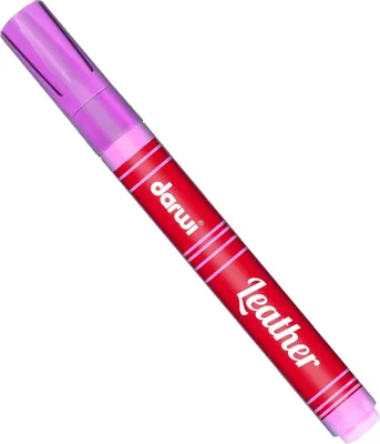 Zdjęcie produktu dla Darwi Paint On Leather Marker Marker na skórze Pink 6 ml 1 szt.