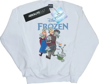 Produktbild von Disney - "Frozen Happy Trolls" Sweatshirt für Herren BI25546 (M) (Weiß)