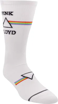 Produktbild von Socken Pink Floyd The Dark Side of the Moon Fanartikel weiß in 43-47 im Paar
