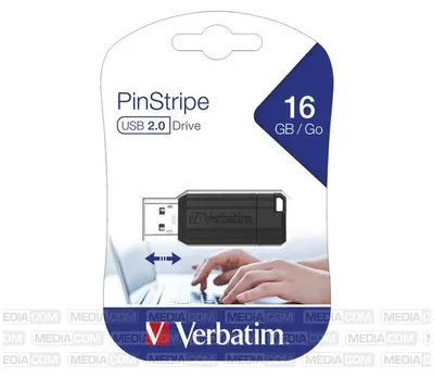 Produktbild von VERBATIM 49063 Pinstripe 16 GB 10 MB/s