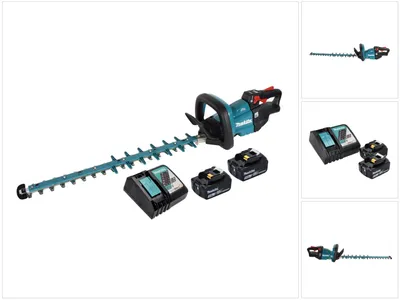 Produktbild von Makita DUH 602 RT2 Akku Heckenschere 18 V 60 cm Brushless + 2x Akku 5,0 Ah + Ladegerät