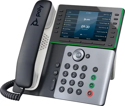 Imagen del producto de Poly HP Poly Edge E550: Teléfono VoIP con visualización de número y función de llamada en espera