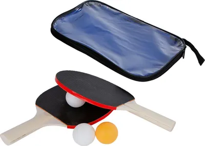 Immagine prodotto di Tennis da tavolo 2 racchette e 3 palline in borsa, 6dlg.