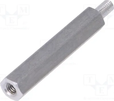 Produktbild von 10x Distanzmuffe mit Gewinde 30mm Innengew: M3 Außengew: M3 234X30 Distanzelemente
