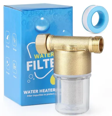 Image de Filtre à eau pour maison, pré-filtre 1/2 pouce, 40 microns, en acier inoxydable, pour raccordement domestique