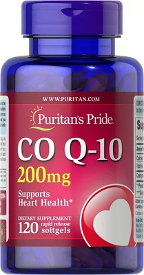 Produktbild von Coenzym Q10 Schnelle Freisetzung 200 mg 120 Weichkapseln Q-SORB™ Puritans Pride