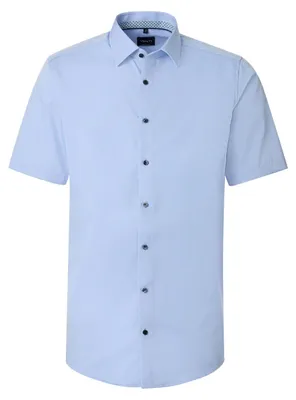 Produktbild von VENTI Herren Businesshemd Kurzarm Kent Modern-Fit Hellblau 38