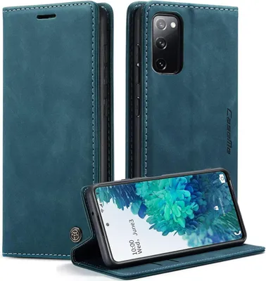 Immagine prodotto di Caseme Samsung Galaxy S20 FE 5G/4G cellulare caso blu-verde magnete funzione stand
