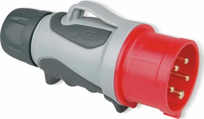 Zdjęcie produktu dla Wtyczka PCE CEE z inwerterem fazy GRIP TT, 16 A, 5-stykowa