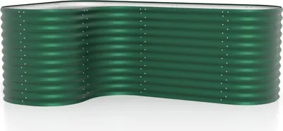 Produktbild von Vitavia Hochbeeterweiterung "Curve 858" seegras 80 x 80 x 80 cm