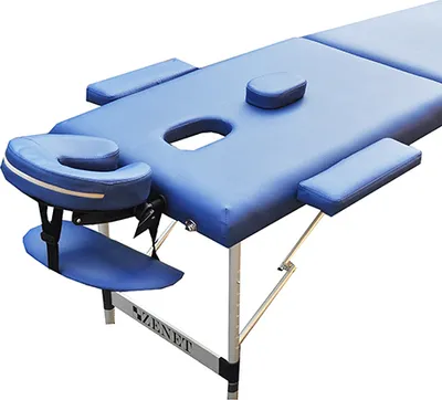 Produktbild von Massageliege Aluminium Zenet ZET-1044 Größe M dunkelblau, mit Höhenverstellung