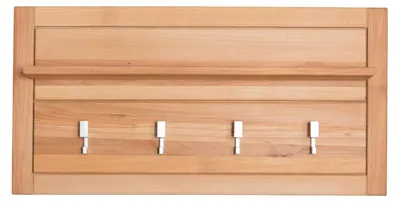 Produktbild von Garderobenpaneel klein Kernbuche Massivholz geölt, Genf