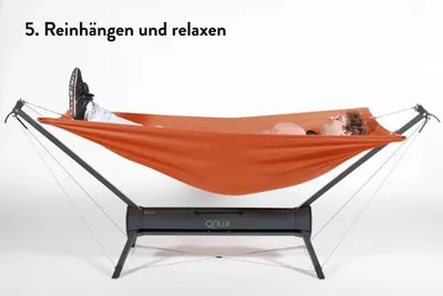 Produktbild von QNUX QNUX Travel Hängemattenset aufklappbar Hängematte