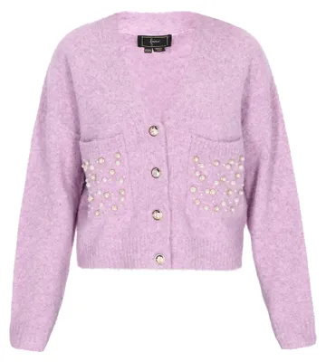 Produktbild von NAEMI damen cardigan - lila, XS/S