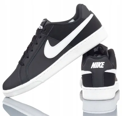 Produktbild von Nike Wmns Court Royale, Männlich, Erwachsener, Modische Sneakers, Schwarz, Weiß, Einfarbig, Schnürverschluss