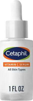 Produktbild von Gesichtsserum, Cetaphil, Vitamin C Serum, gleicht den Hautton aus und hellt auf, mit Vitamin C und Niacinamid, parfümfrei, 30ml